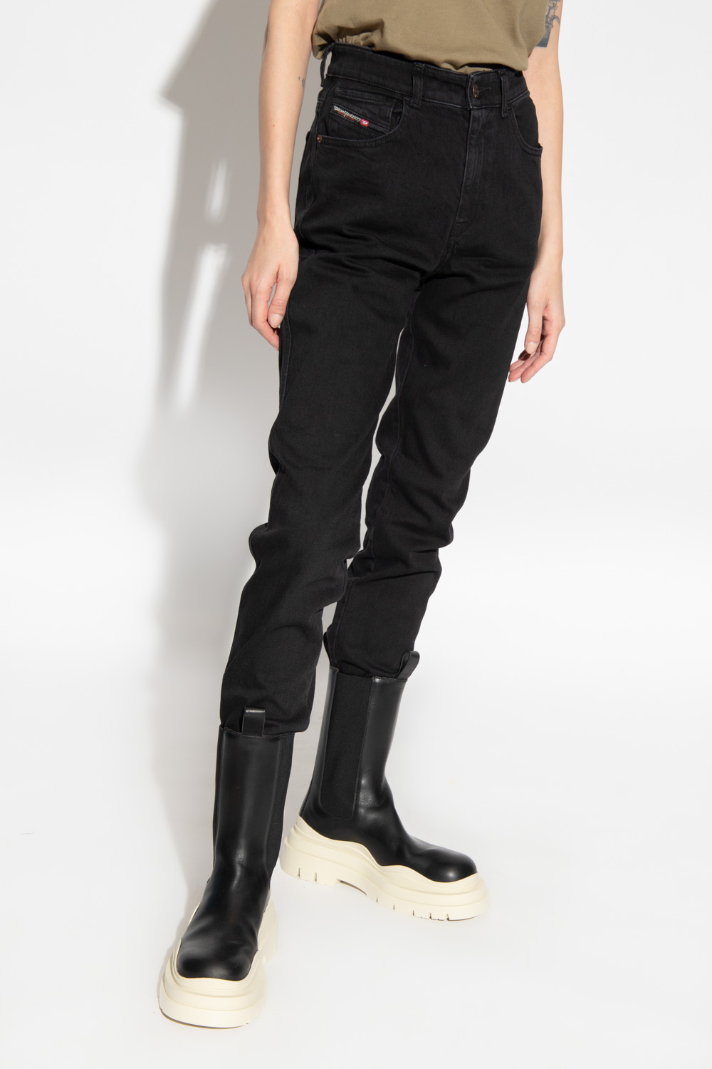 【関税込み】Diesel ブラック 1994 ジーンズ Black '1994' high-waisted jeans Diesel - Vitkac Italy